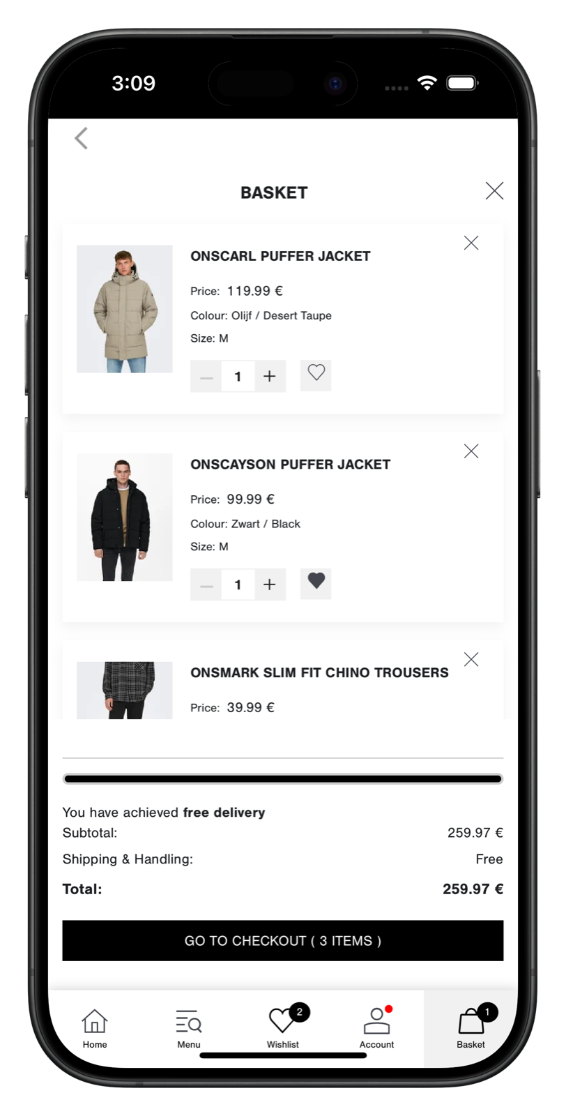 bestseller.com app screenshot