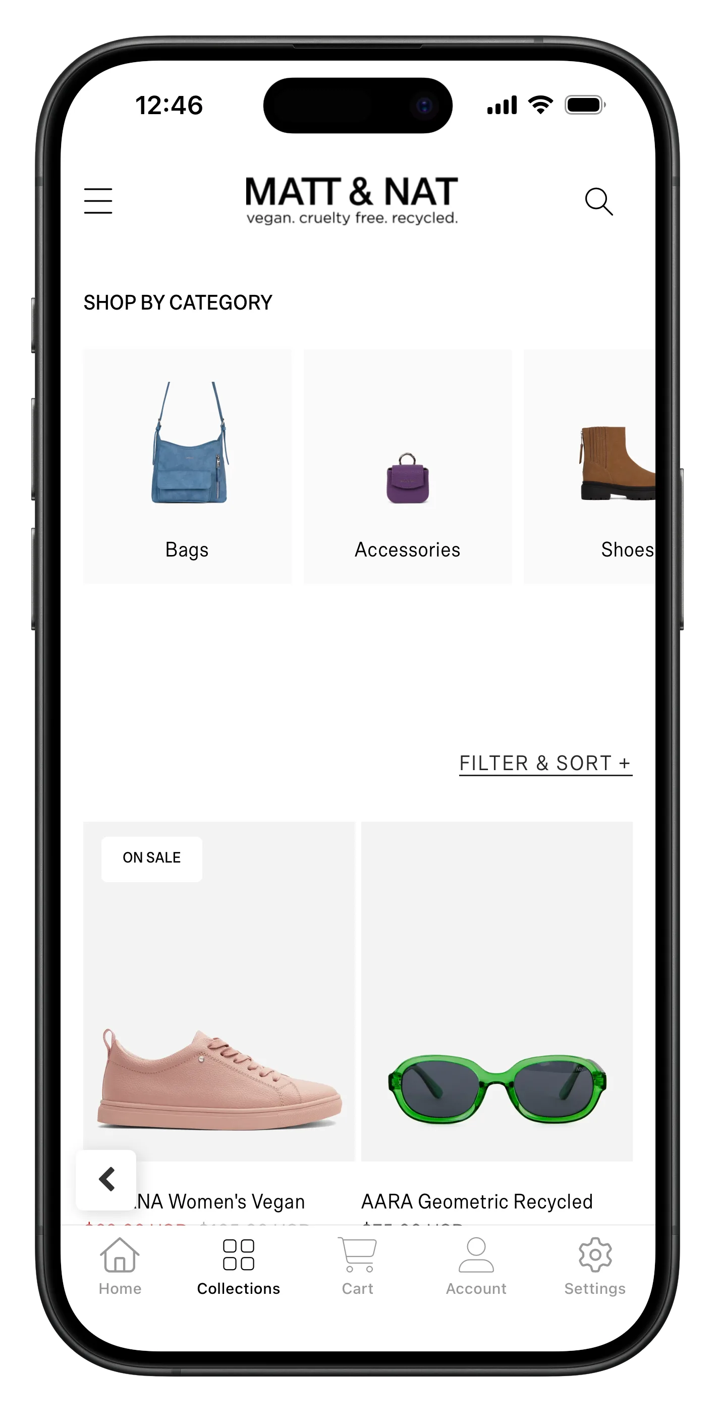 mattandnat.com app screenshot