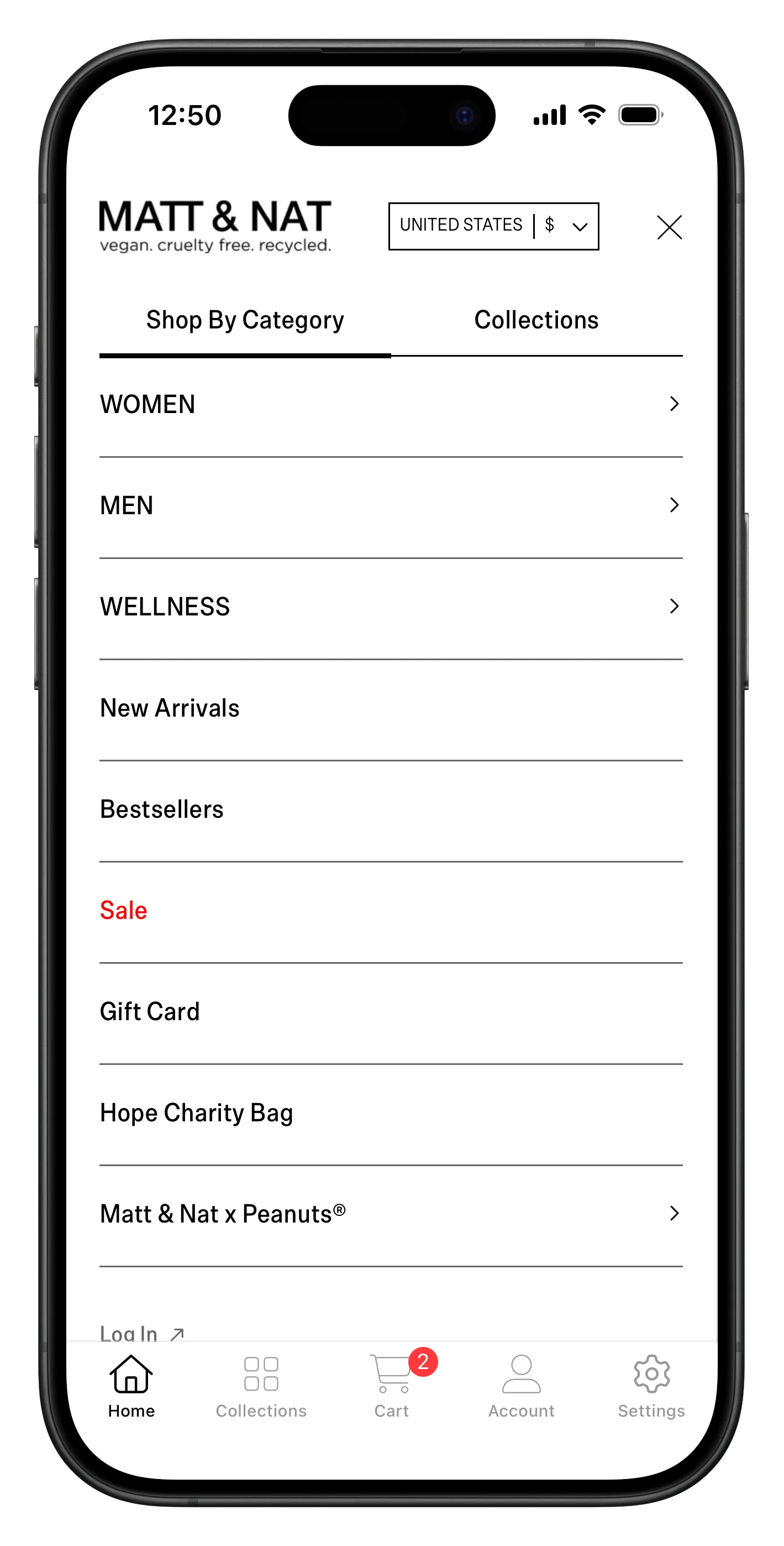 mattandnat.com app screenshot