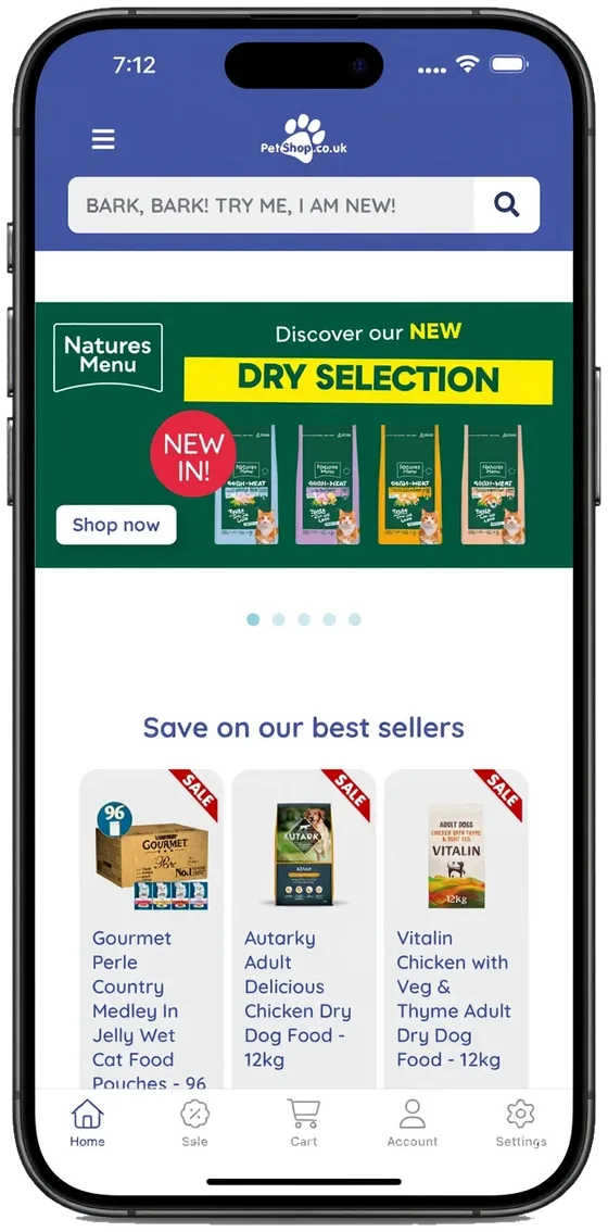 PetShop.co.uk mobile app