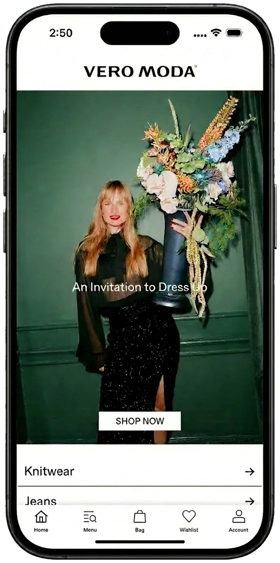 Vero Moda mobile app